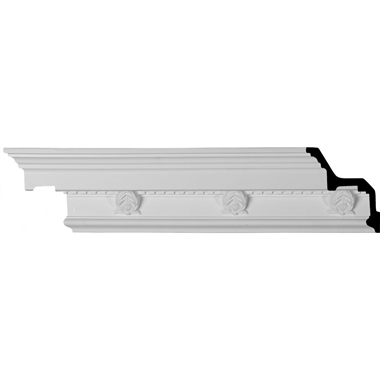 4-1/8"H x 5"P x 6-1/2"F x 94-1/2"L Cole Crown Mouldings (12 Inch Sample of MLD04X05X07CO)
