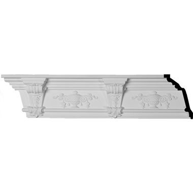 6-5/8"H x 5-1/2"P x 8-5/8"F x 94-1/2"L Jonee Barsom Crown Mouldings (12 Inch Sample of MLD07X06X09JO)