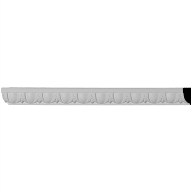 1-1/4"H x 3/8"P x 94-1/2"L Egg & Dart Panel Mouldings (12 Inch Sample of MLD01X01EG)