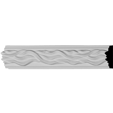 2"H x 3/4"P x 94-1/2"L Baroque Panel Mouldings (12 Inch Sample of MLD02X01BQ)