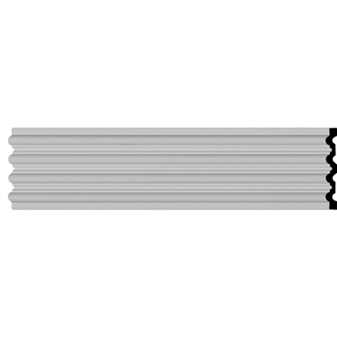 7-7/8"W x 94-1/2"H x 1-1/8"D Fluted Casing (12 Inch Sample of CAS08X94X01)