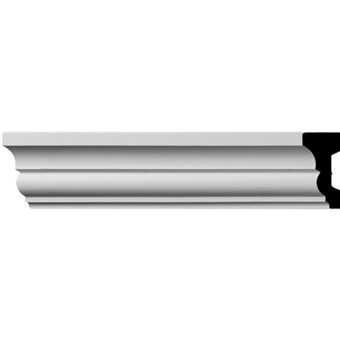 2-3/4"H x 1-3/8"P x 96"L Classic Panel Mouldings (12 Inch Sample of PML03X02CL)