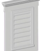 Fypon FLV18X24-4F6WCH Functional Trim Vertical Louver