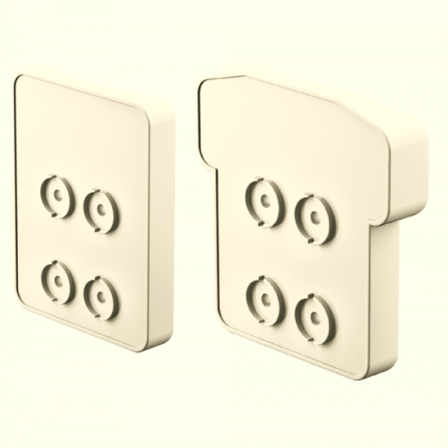 Round Column Adapters for QuickRail Systems [Tan]