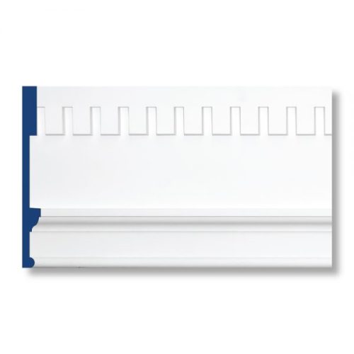 005707 1-1/2"D x 18-3/4"H x 144"L Frieze Board w/ Dentil