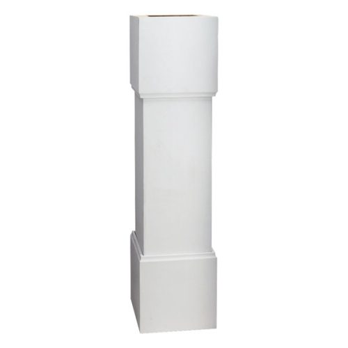 48"H X 12"W Fypon Newel Post Plain