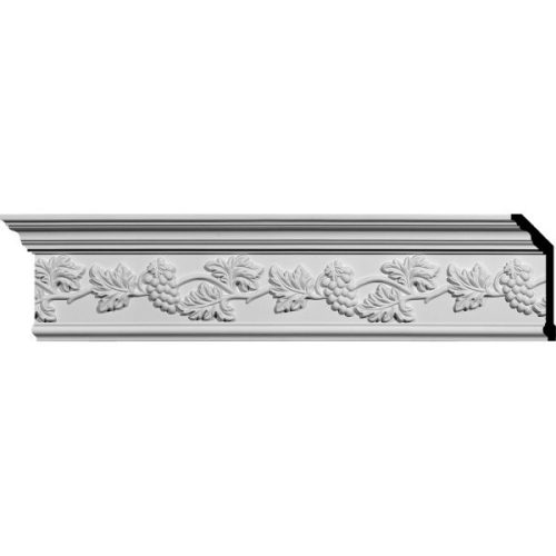7"H x 3"P x 7-1/4"F x 6 inch Genevieve Crown Moulding-1 (12 Inch Sample of MLD04X02X04FL)
