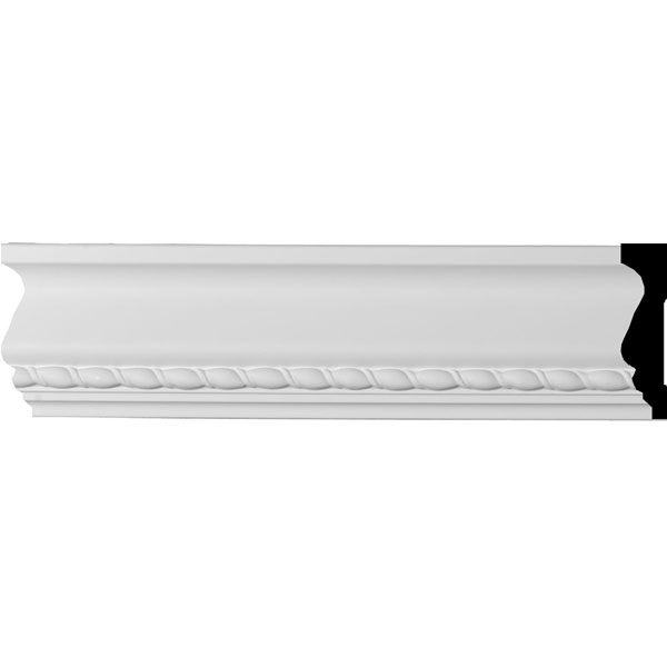 MLD03X00MA 3 1/8"H x 3/4"P x 96"L Maria Chair Rail Moulding
