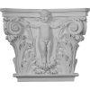 CAP14X16X04AN 16 3/8"W x 13 5/8"H x 3 7/8"P Angel Onlay Capital (Fits Pilasters up to 10 5/8"W x 1"D)