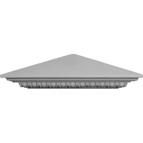 SH23X16X04EG 22 3/4"W x 16 1/8"P x 3 7/8"H Egg & Dart Corner Shelf