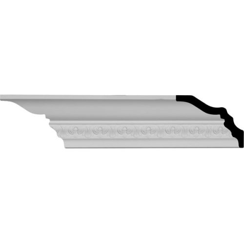 3"H x 4"P x 5 1/8"F x 96 1/8"L Nadia Crown Moulding (12 Inch Sample of MLD03X04X05NA)