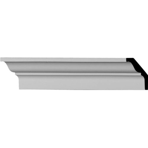 2 3/8"H x 1 5/8"P x 2 7/8"F x 96 1/8"L Robin Smooth Crown Moulding (12 Inch Sample of MLD02X02X03RO)