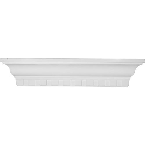 SH24X04X04DE 24"W x 4 1/2"H x 4 1/8"P Dentil Shelf
