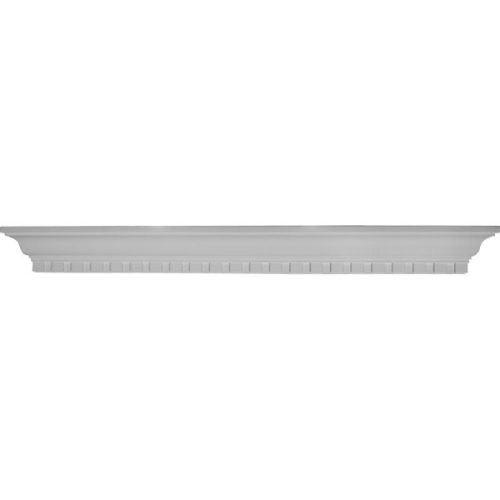 SH48X04X04DE 48"W x 4 1/2"H x 4 1/8"P Dentil Shelf