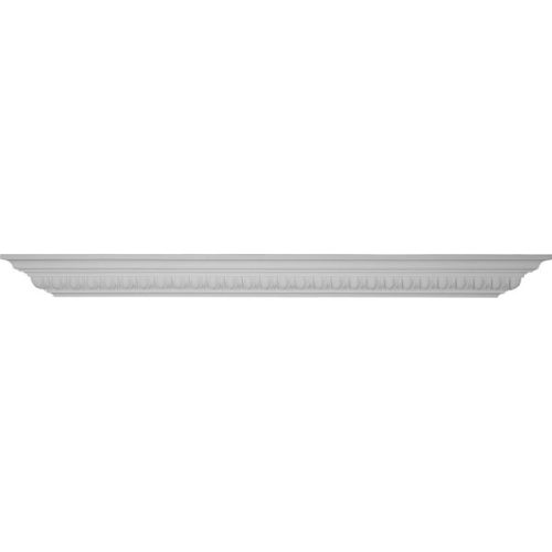 SH48X04X05EG 48"W x 3 7/8"H x 5 1/4"P Egg & Dart Shelf