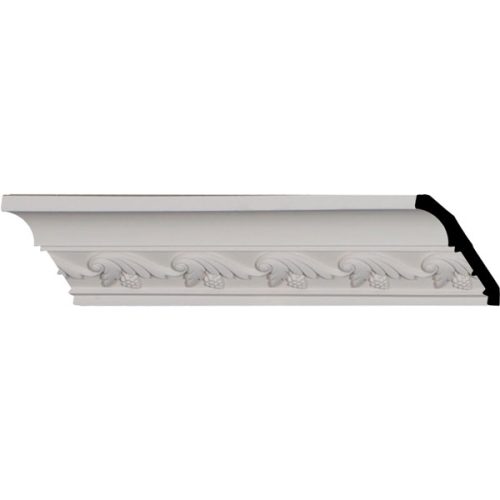 2 3/4"H x 2 1/2"P x 3 5/8"F x 96 1/8"L, (2" Repeat), Tristan Crown Moulding (12 Inch Sample of MLD02X02X03TN)
