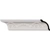 3 3/8"H x 3 1/2"P x 4 7/8"F x 96 1/8"L, (8" Repeat), Versailles Crown Moulding (12 Inch Sample of MLD03X03X04VE)