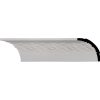 3 1/2"H x 3 1/2"P x 5"F x 96 1/8"L, (3 3/4" Repeat), Brightton Crown Moulding (12 Inch Sample of MLD03X03X05BR)