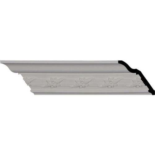 4"H x 3 5/8"P x 5 3/8"F x 95 3/4"L, (3 1/2" Repeat), Winston Crown Moulding (12 Inch Sample of MLD04X03X05WN)