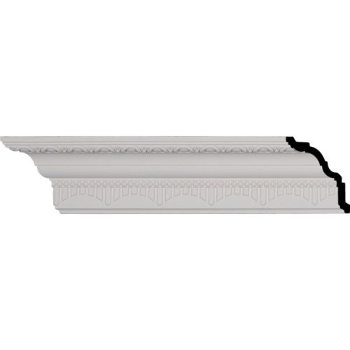 4 1/8"H x 4"P x 5 1/2"F x 95 3/4"L, (3 3/8" Repeat), Dijon Crown Moulding (12 Inch Sample of MLD04X04X05DI)