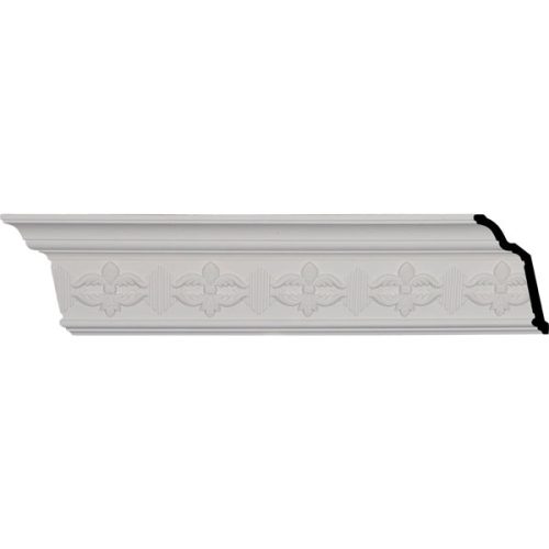 5 1/8"H x 3 1/8"P x 5 7/8"F x 95 7/8"L, (4" Repeat), Victorian Crown Moulding (12 Inch Sample of MLD05X03X05VI)