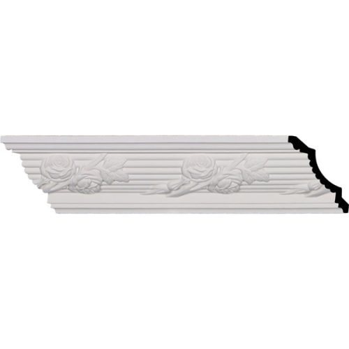 4 1/4"H x 4 1/4"P x 6"F x 95 5/8"L, (7 7/8" Repeat), Winston Crown Moulding (12 Inch Sample of MLD04X04X06WN)