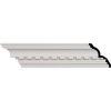 MLD05X04X06DE 4 3/4"H x 4 1/8"P x 6 3/8"F x 95 7/8"L, (1 5/8" Repeat), Dentil Crown Moulding