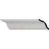 4 3/4"H x 4 1/2"P x 6 5/8"F x 96 1/4"L, (3 7/8" Repeat), Floral Crown Moulding (12 Inch Sample of MLD04X04X06FL)