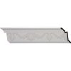 6 1/4"H x 3 3/8"P x 7"F x 96 1/8"L, (16" Repeat), Shell Crown Moulding (12 Inch Sample of MLD06X03X07SH)