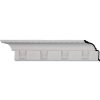 6 1/8"H x 5 3/8"P x 8 1/8"F x 95 7/8"L, (6 1/4" Repeat), Crendon Crown Moulding (12 Inch Sample of MLD06X05X08CR)