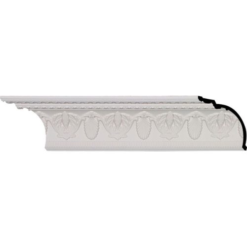 6 3/4"H x 5 7/8"P x 8 7/8"F x 96 1/8"L, (6 1/2" Repeat), Harvest Crown Moulding (12 Inch Sample of MLD06X05X08HA)