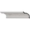 6 3/4"H x 6 7/8"P x 9 5/8"F x 96"L, (19 1/4" Repeat), Floral Swag Crown Moulding (12 Inch Sample of MLD06X06X09FL)