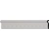 CHA04X01HE 4 1/2"H x 1 1/8"P x 96 1/8"L, (2" Repeat), Hera Chair Rail