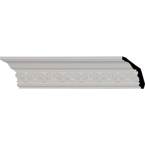 MLD03X02X03IR 3 1/8"H x 2 3/8"P x 3 7/8"F x 96 1/4"L, (2" Repeat), Irwin Crown Moulding