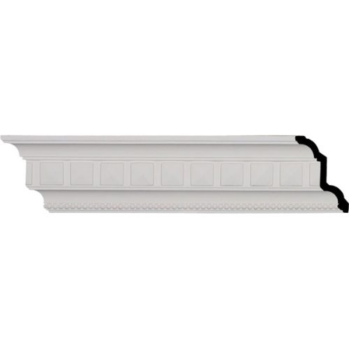 4 3/8"H x 3"P x 5 1/8"F x 96"L, (1 5/8" Repeat), Swindon Egg and Dart Crown Moulding (12 Inch Sample of MLD04X03X05SW)