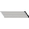 MLD04X03X05LS 4"H x 3 1/4"P x 5 1/8"F x 96 1/8"L, (1 7/8" Repeat), Leslie Crown Moulding