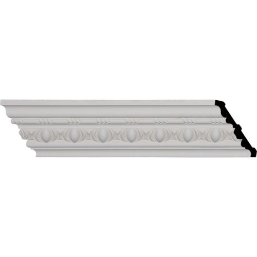 MLD03X03X05JA 3 3/4"H x 3 7/8"P x 5 3/8"F x 94 1/4"L, (2 3/8" Repeat), Jackson Egg and Dart Crown Moulding