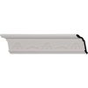 MLD04X04X05VE 4 3/8"H x 3 1/4"P x 5 3/8"F x 96 1/8"L, (6 1/2" Repeat), Versailles Crown Moulding