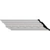 4 3/4"H x 4 3/4"P x 6 3/4"F x 94 3/8"L, (3 1/8" Repeat), Jackson Egg and Dart Crown Moulding (12 Inch Sample of MLD04X04X06JA)