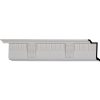 5 3/4"H x 3 7/8"P x 6 3/4"F x 95 3/4"L, (10 5/8" Repeat), Dentil With Bead Crown Moulding (12 Inch Sample of MLD06X03X06DE)