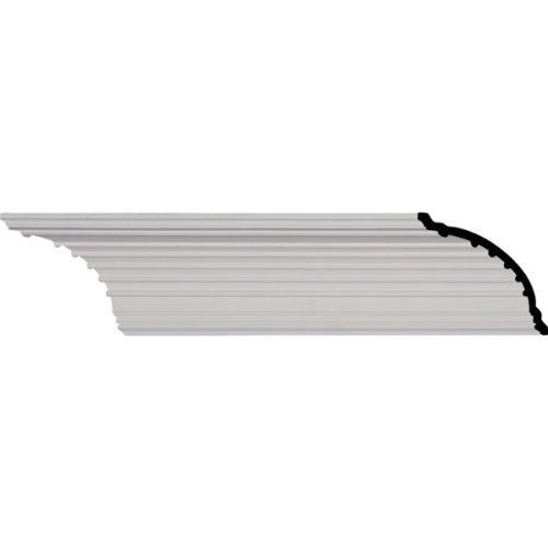 5 3/8"H x 5 3/8"P x 7 1/2"F x 96 1/2"L, Foster Cove Crown Moulding (12 Inch Sample of MLD05X05X07FO)