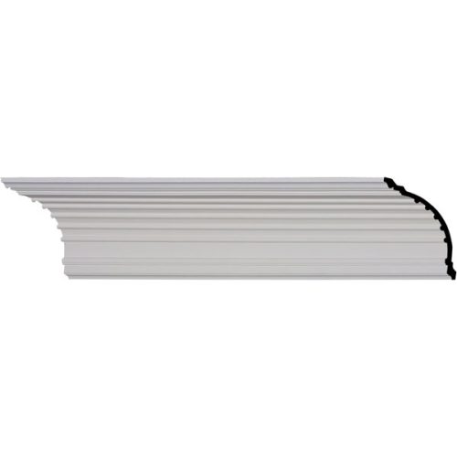 6 1/4"H x 6 1/2"P x 9"F x 95 7/8"L, Foster Cove Crown Moulding (12 Inch Sample of MLD06X06X09FO)