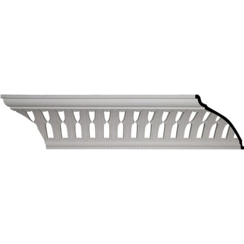 MLD15X13X20MB 15 1/2"H x 13 3/8"P x 20 5/8"F x 96"L, Melbourne With Bead Crown Moulding