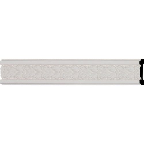 CHA03X01HA 3 3/4"H x 5/8"P x 95 3/4"L, (1 1/8" Repeat), Hamilton Leaf Chair Rail