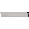 CHA03X01KP 3 1/8"H x 1"P x 96 1/8"L, (1 1/4" Repeat), Kepler Dentil with Bead Chair Rail
