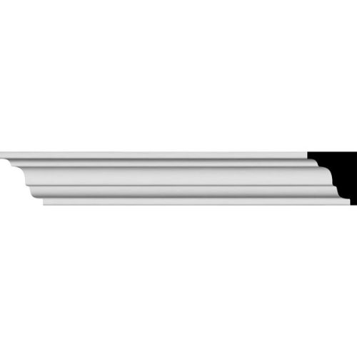 7/8"H x 5/8"P x 96 1/8"L, (1 1/8" Repeat), Edinburgh Traditional Smooth Crown Moulding (12 Inch Sample of MLD01X01X01ED)