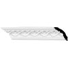 2 3/8"H x 2 3/8"P x 3 3/8"F x 94 1/2"L Versailles Crown Moulding (12 Inch Sample of MLD02X02X03VE)