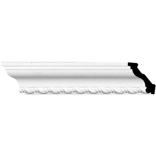 2"H x 2"P x 2 3/4"F x 94 1/2"L Valeriano Crown Moulding (12 Inch Sample of MLD02X02X03VA)