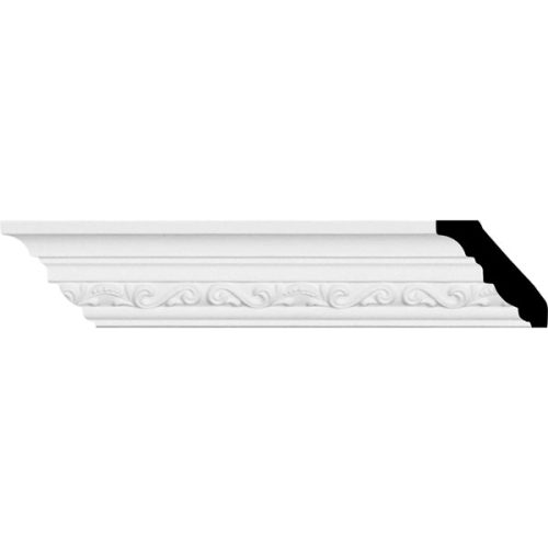 1 3/8"H x 1 3/8"P x 2"F x 96"L Caputo Crown Moulding (12 Inch Sample of MLD01X01X02CA)