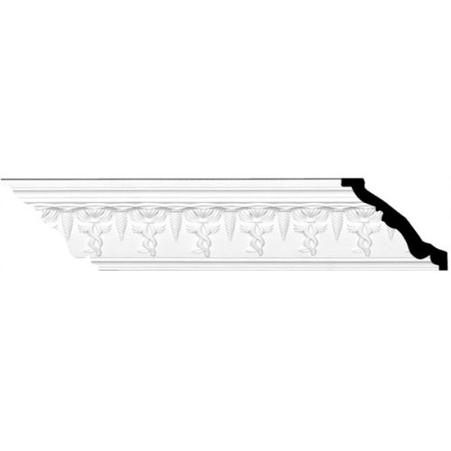 4 1/4"H x 2 3/4"P x 5"F x 94 1/2"L Scott Crown Moulding (12 Inch Sample of MLD04X03X05SC)